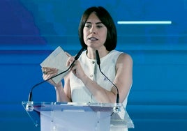 La líder del PSPV y ministra de Ciencia Diana Morant, el lunes en Sevilla.