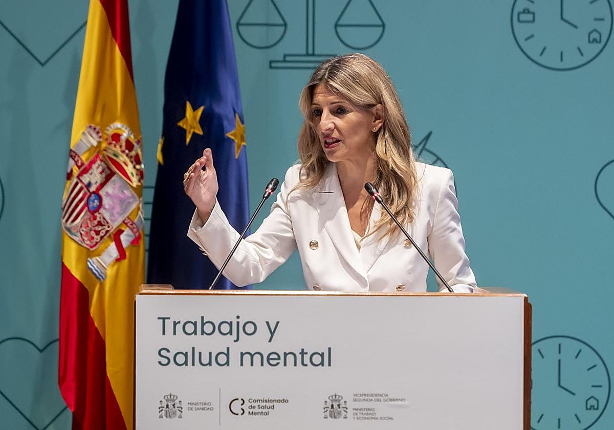La vicepresidenta segunda del Gobierno y Ministra de Trabajo y Economía Social, Yolanda Díaz.