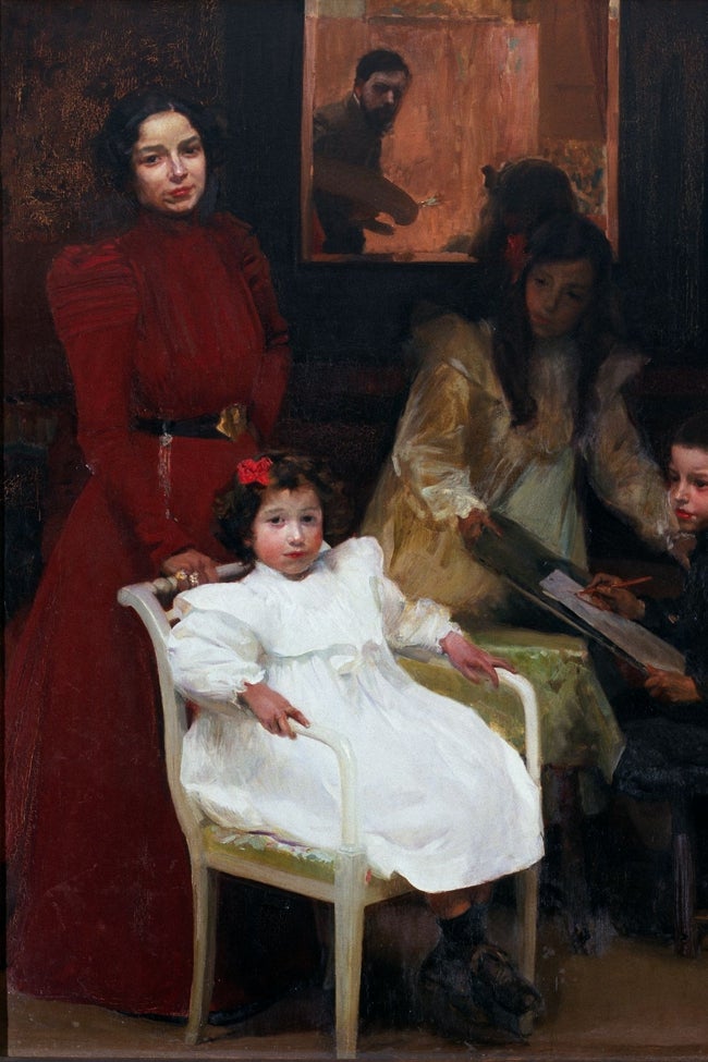 'Mi familia', obra de Sorolla de la colección del Museo de la Ciudad.