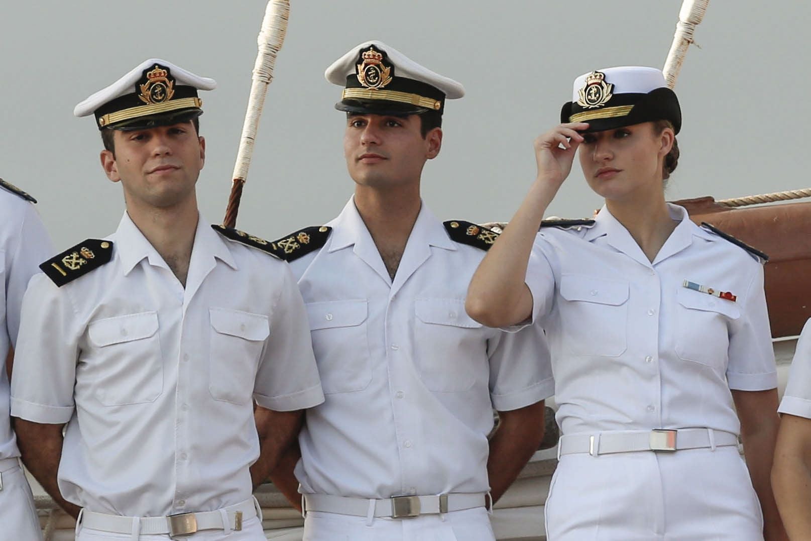 Fotos: La princesa Leonor llega a Gijón en el Juan Sebastián de Elcano