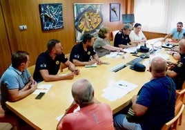 Reunión para el dispositivo de seguridad de las fiestas de este año.