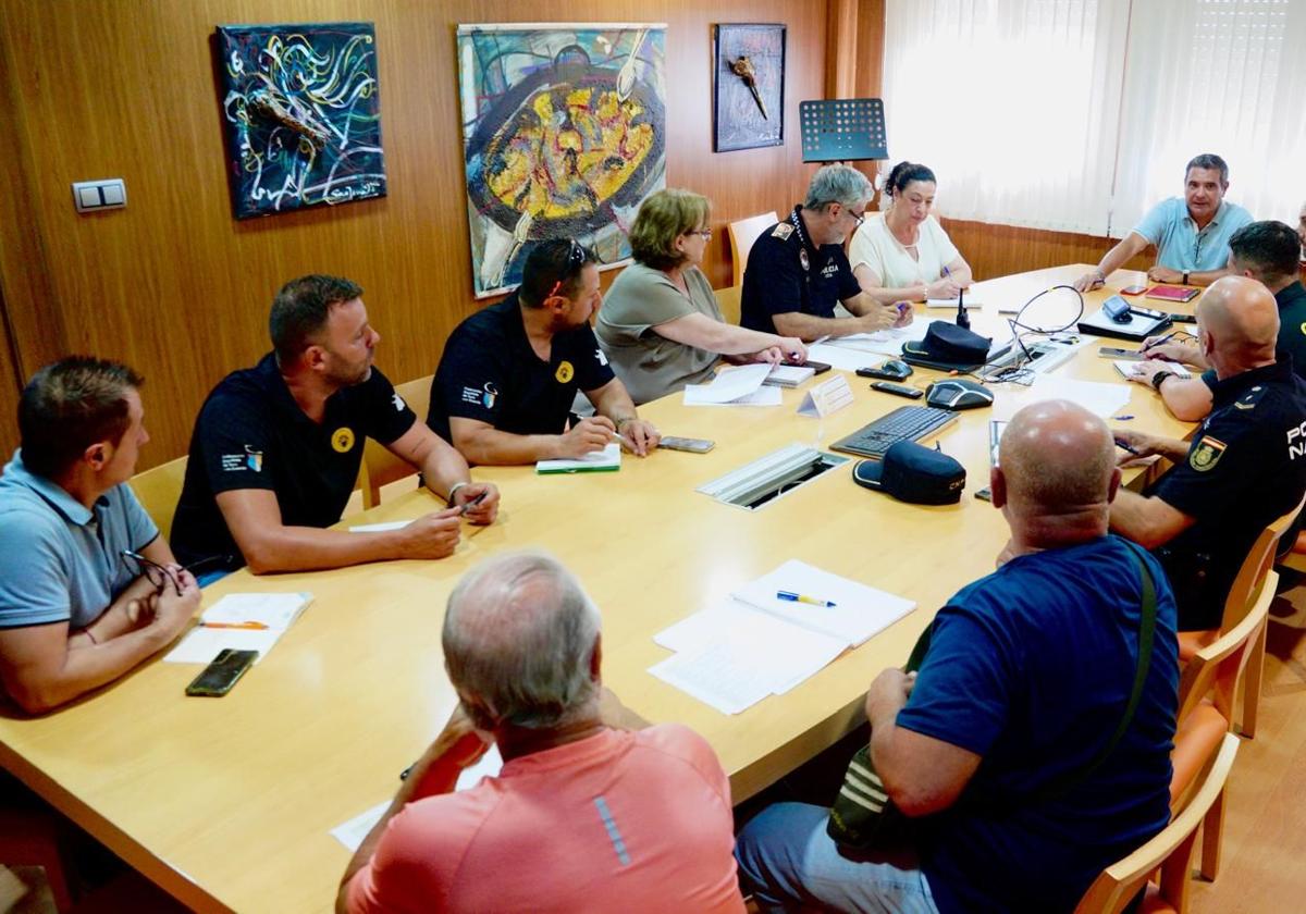 Reunión para el dispositivo de seguridad de las fiestas de este año.
