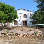 La casa rural del empresario desaparecido.