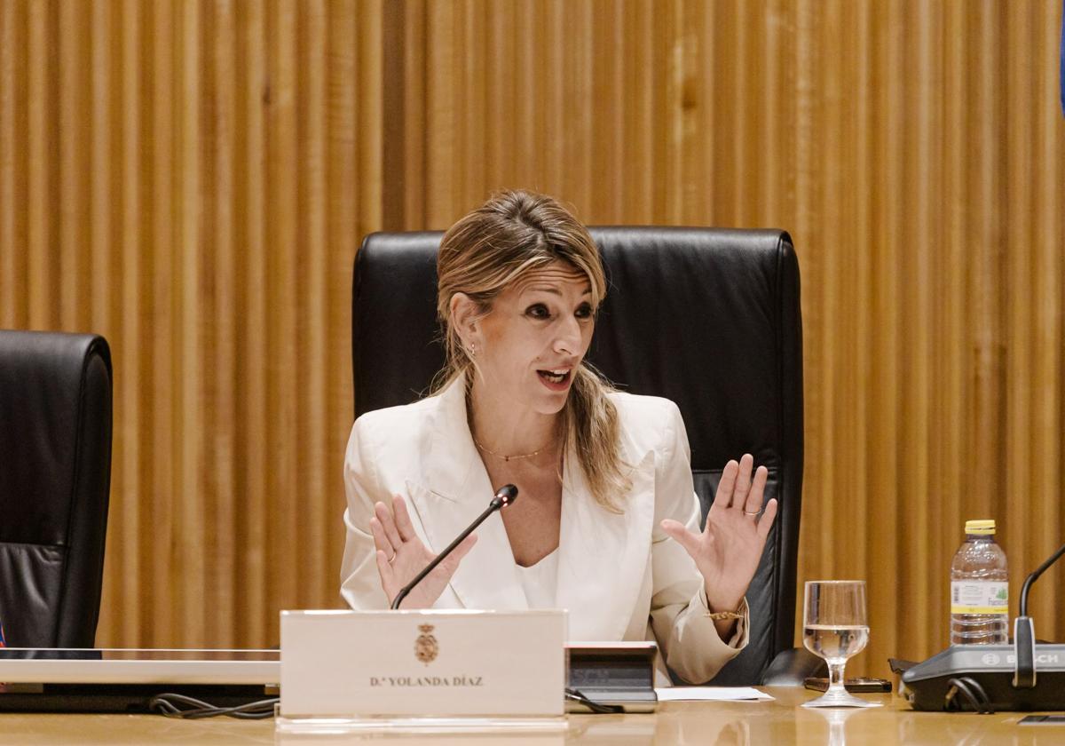 La vicepresidenta segunda y ministra de Trabajo y Economía Social, Yolanda Díaz.