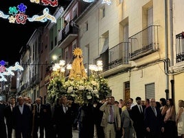 Procesión de la Mare de Déu dels Xics en la Font de la Figuera.