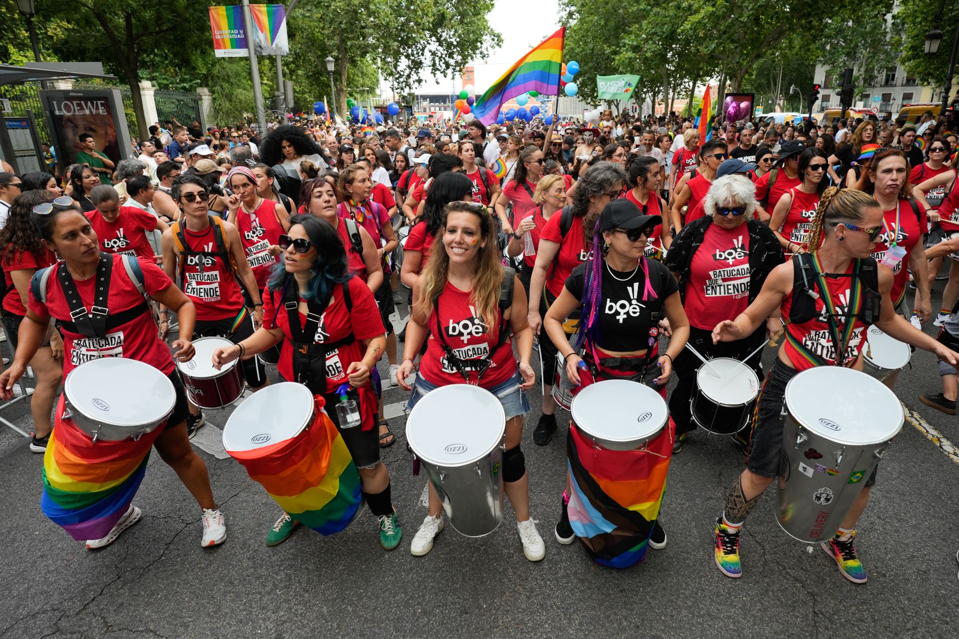 Las imágenes de la marcha del Orgullo 2025 en Madrid