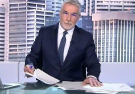 David Cantero durante su etapa en 'Informativos Telecinco'.