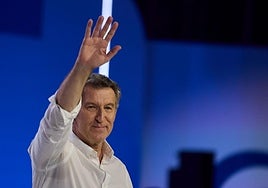 Feijóo en la segunda jornada del XXI Congreso Nacional del PP.