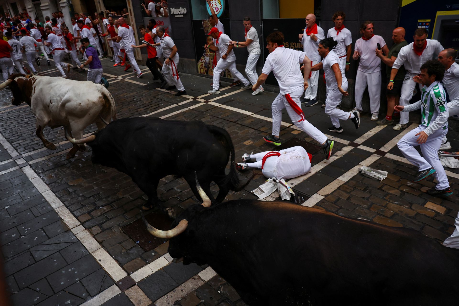 El primer encierro de San Fermín 2025, en imágenes