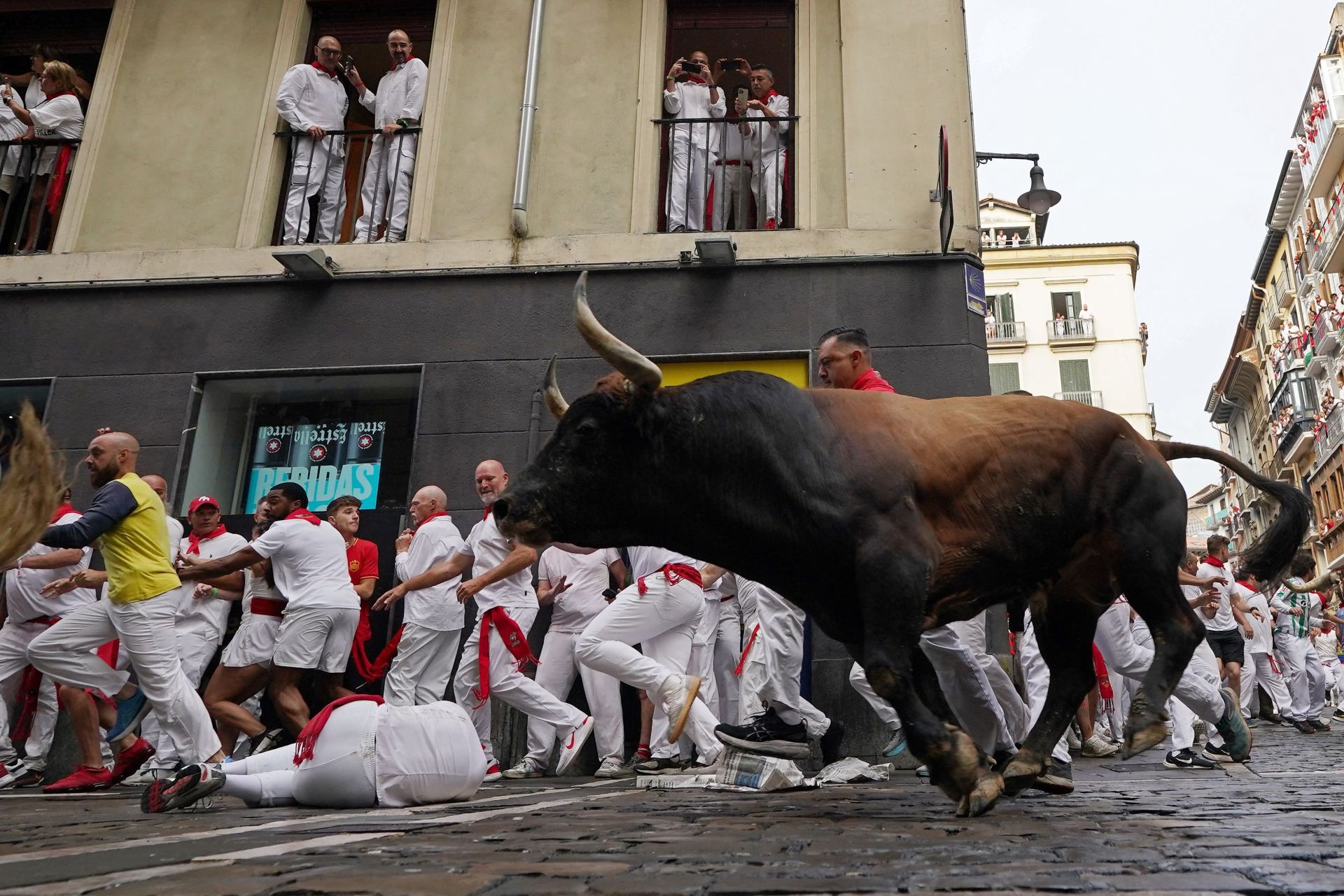 El primer encierro de San Fermín 2025, en imágenes