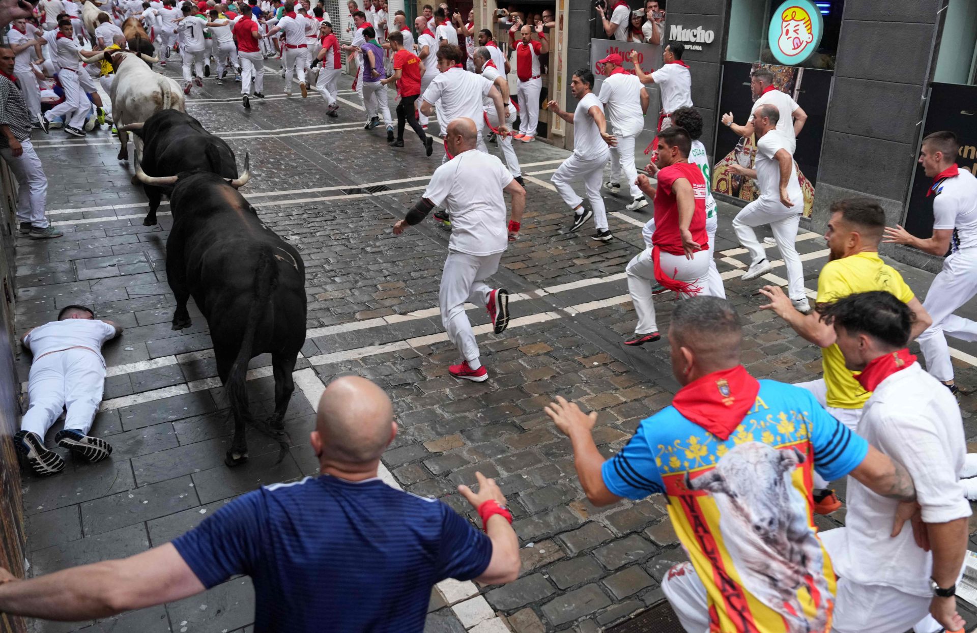 El primer encierro de San Fermín 2025, en imágenes