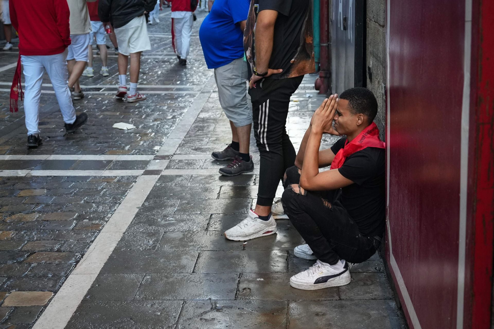 El peligroso segundo encierro de San Fermín 2025, en imágenes