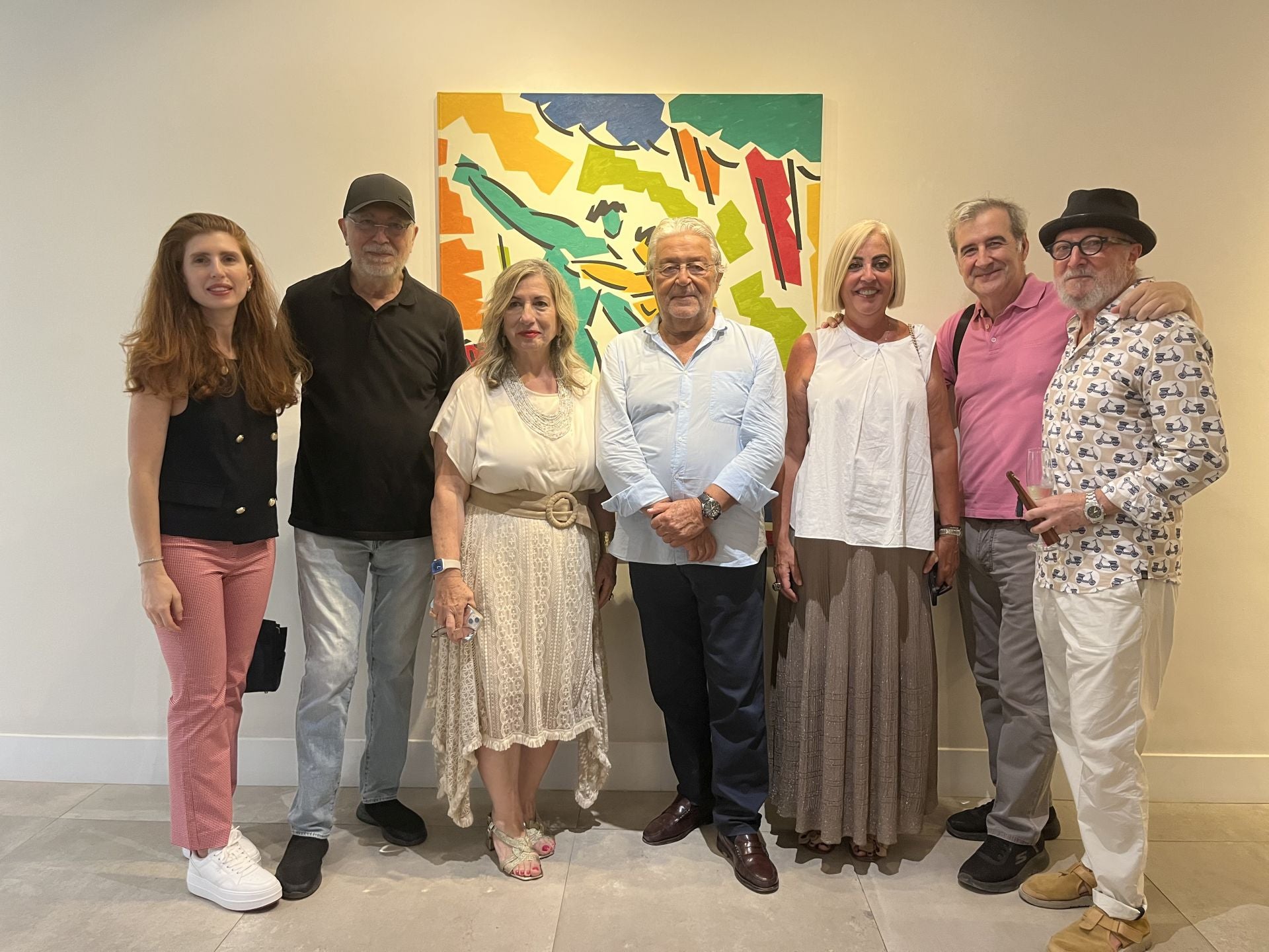 Horacio Silva, Sara Joudi, Rafa Alcón, Julia Pérez Broseta, Carlos Salazar y Sebastián Nicolau.