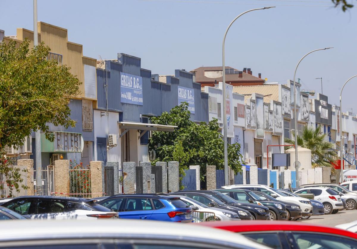 Calle del polígono la Pasqualeta de Paiporta.