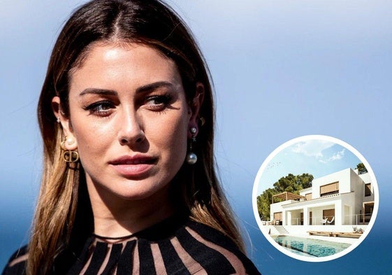 La actriz Blanca Suárez y la casa donde se aloja.