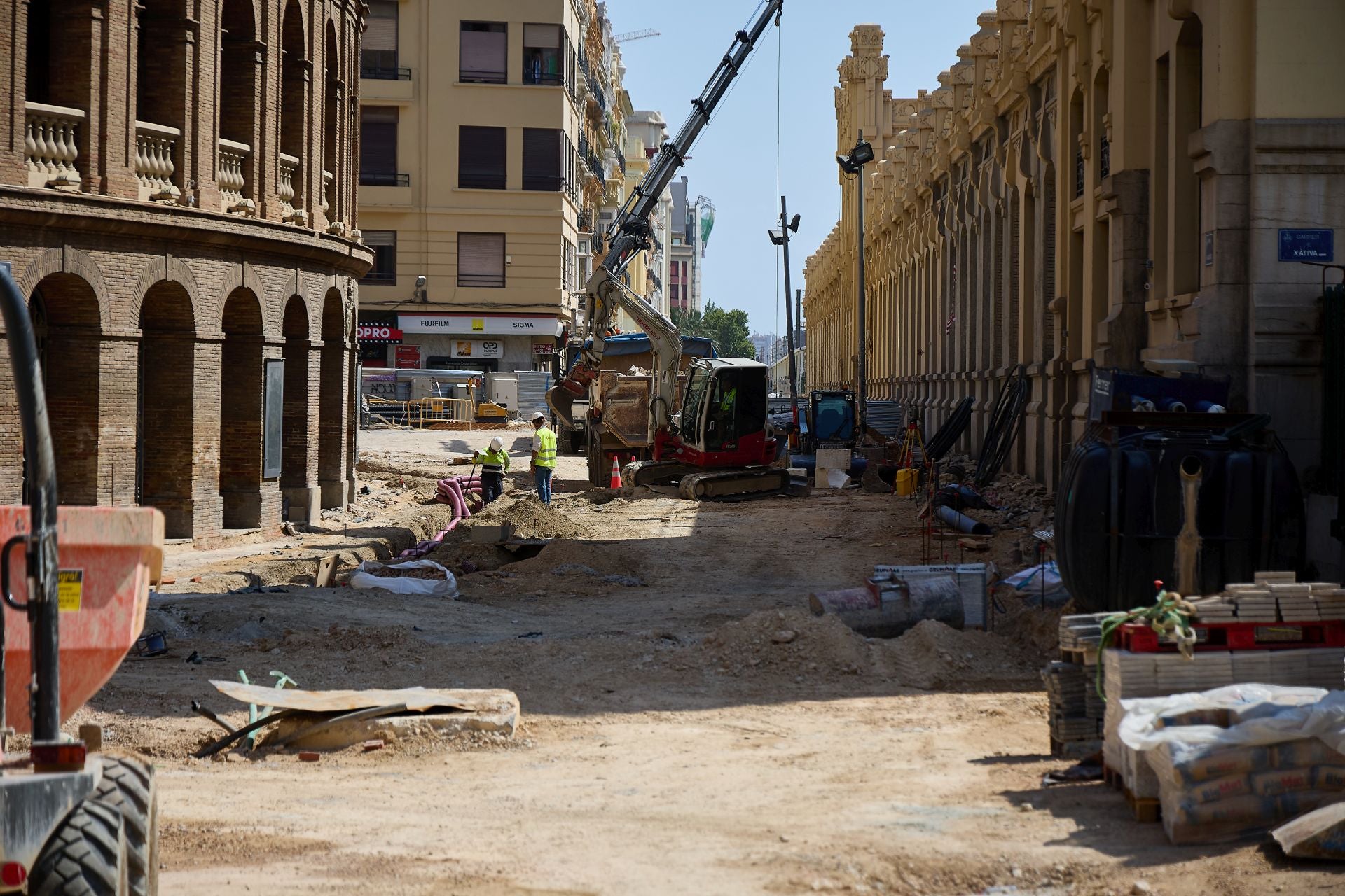 FOTOS | Así avanzan las obras de reforma en la plaza de toros de Valencia