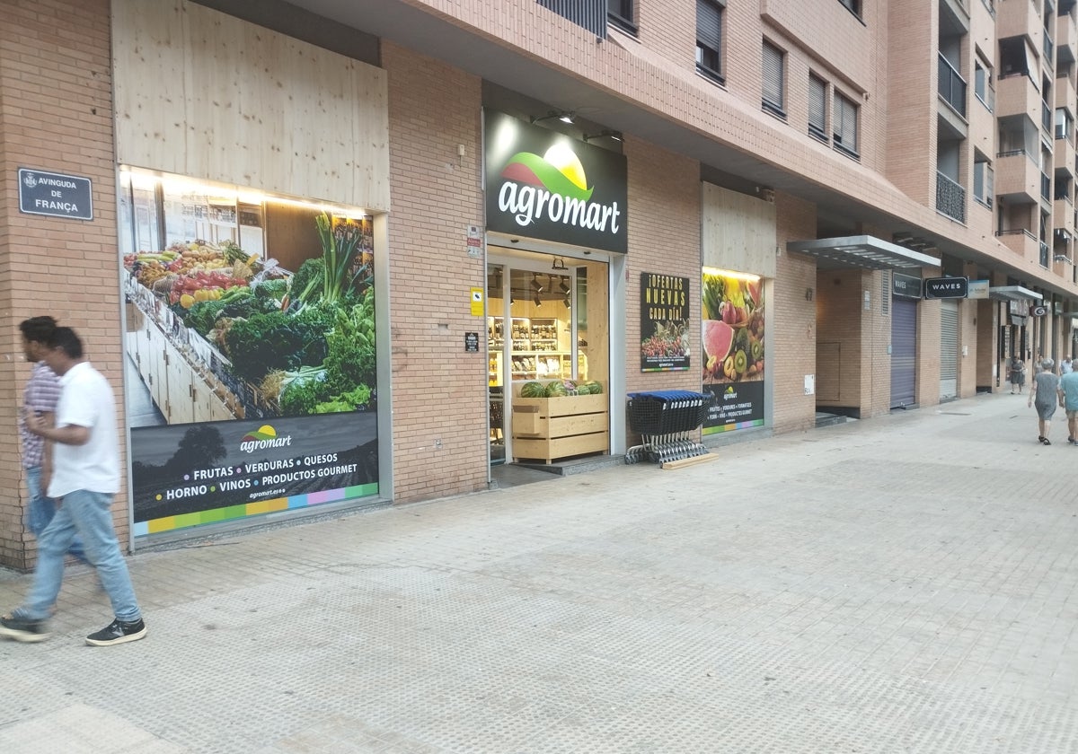Establecimiento de Agromart en avenida de Francia.
