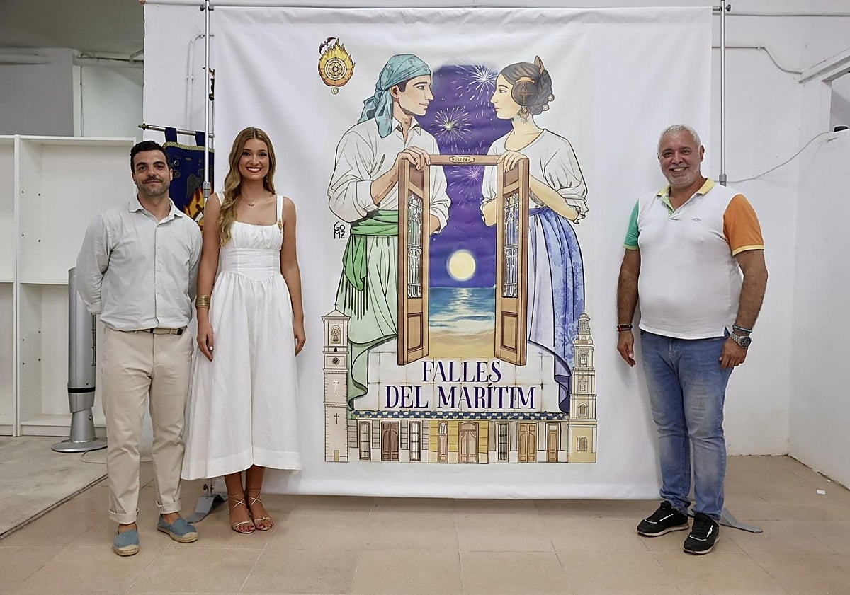 Imagen principal - Inauguración oficial de la sede de la agrupación del Marítimo que presidía Julián Carabantes, con la presencia de Berta Peiró (FMV 2025).