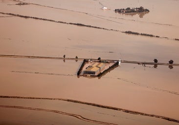 Vista de la Albufera tras la dana.