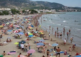 Imagen de archivo de una playa de Alcossebre.