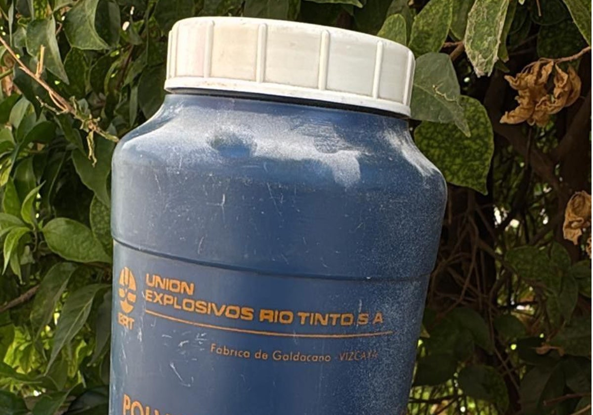 El bote de pólvora.