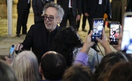 Tim Burton en 2024 en Donosti