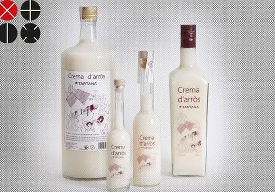 Crema de licor de arroz