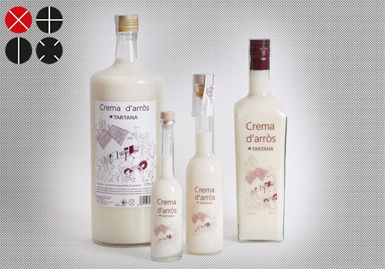 Crema de licor de arroz