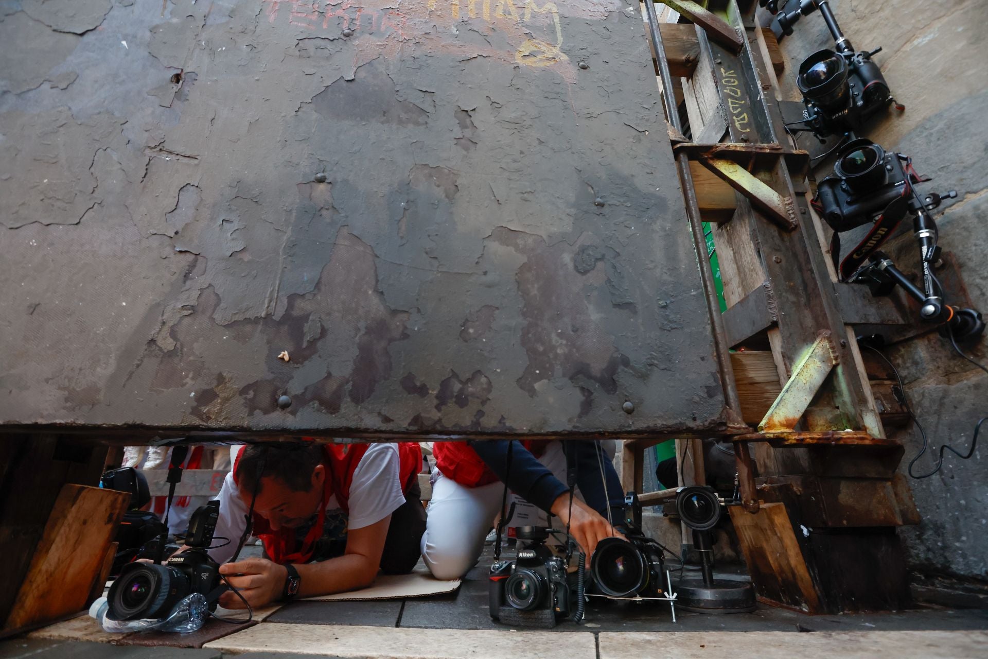 FOTOS | Séptimo encierro de San Fermín 2025