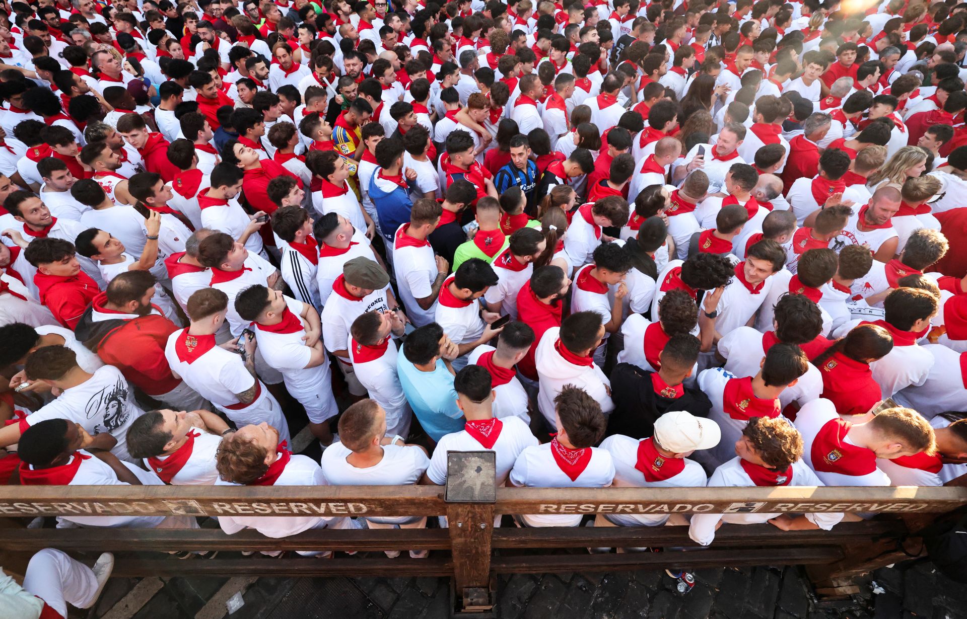 FOTOS | Séptimo encierro de San Fermín 2025