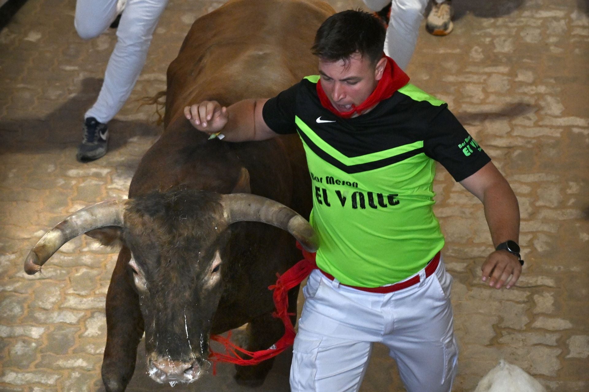 FOTOS | Séptimo encierro de San Fermín 2025