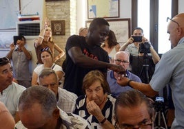 Acto de celebración del sorteo de redolins, en El Palmar.