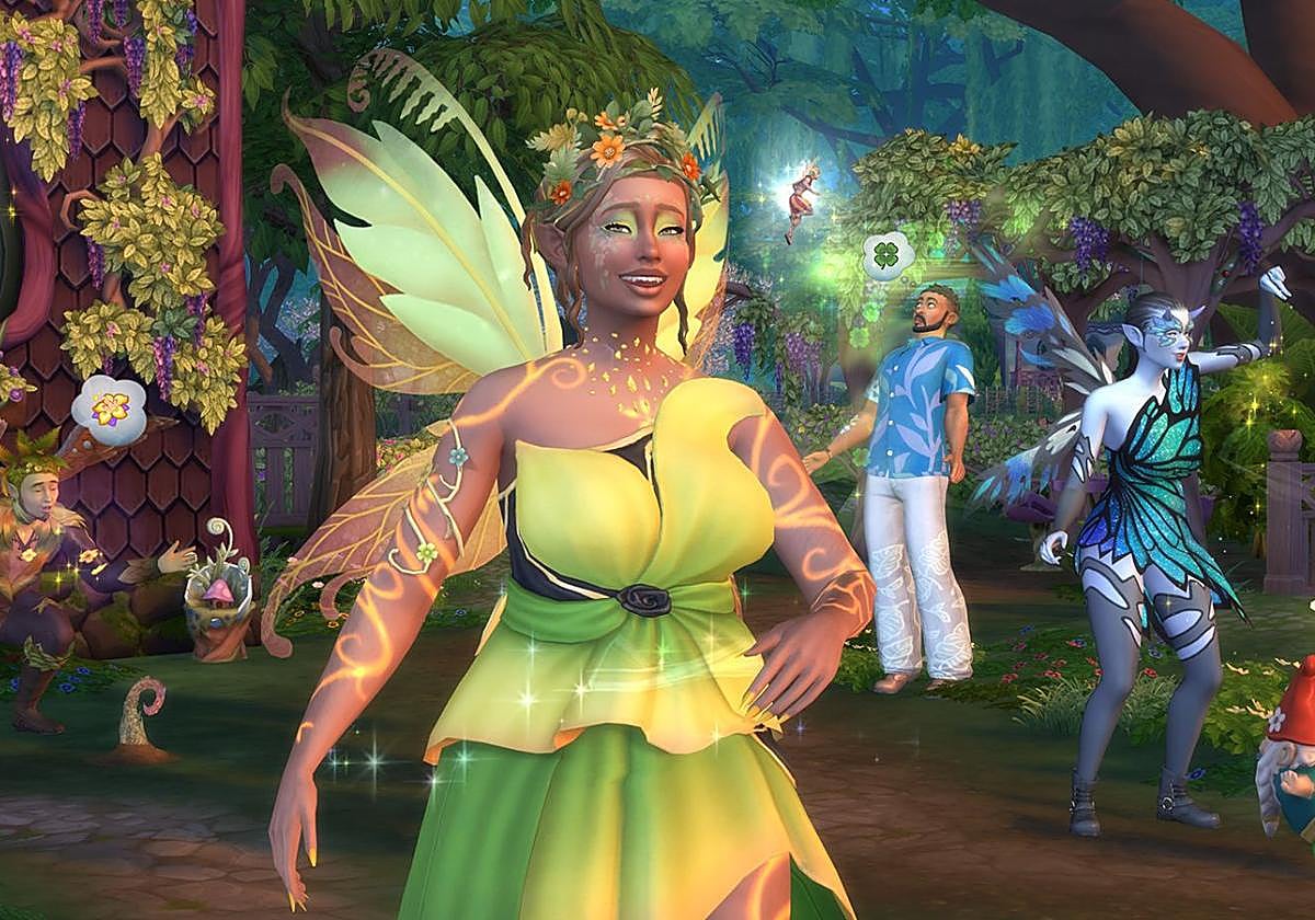 'Los Sims 4: Naturaleza Encantada'.