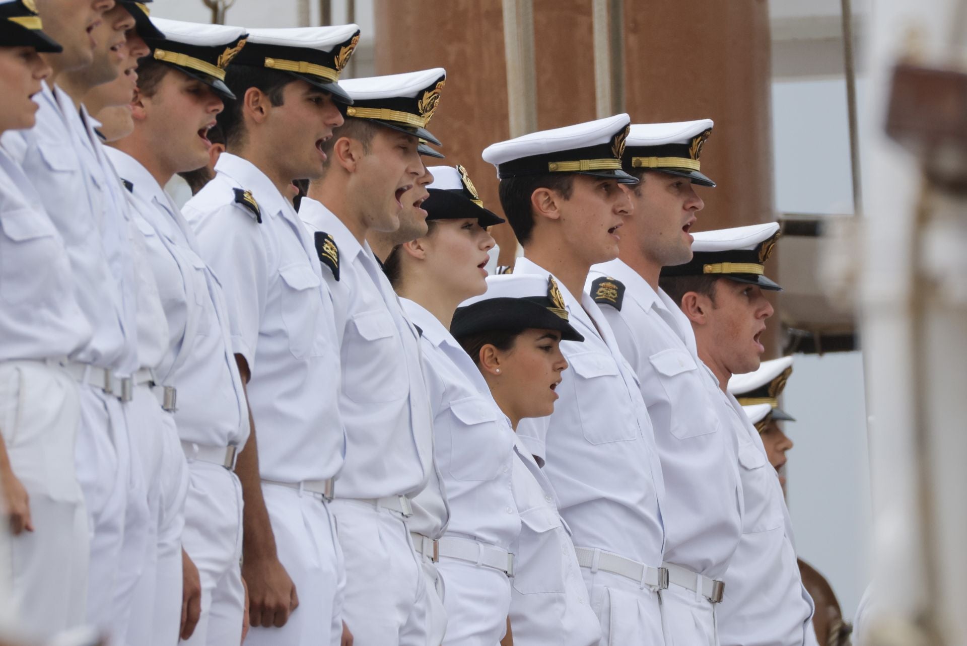 Fotos: La princesa Leonor llega a Marín y finaliza su crucero de instrucción a bordo de Elcano