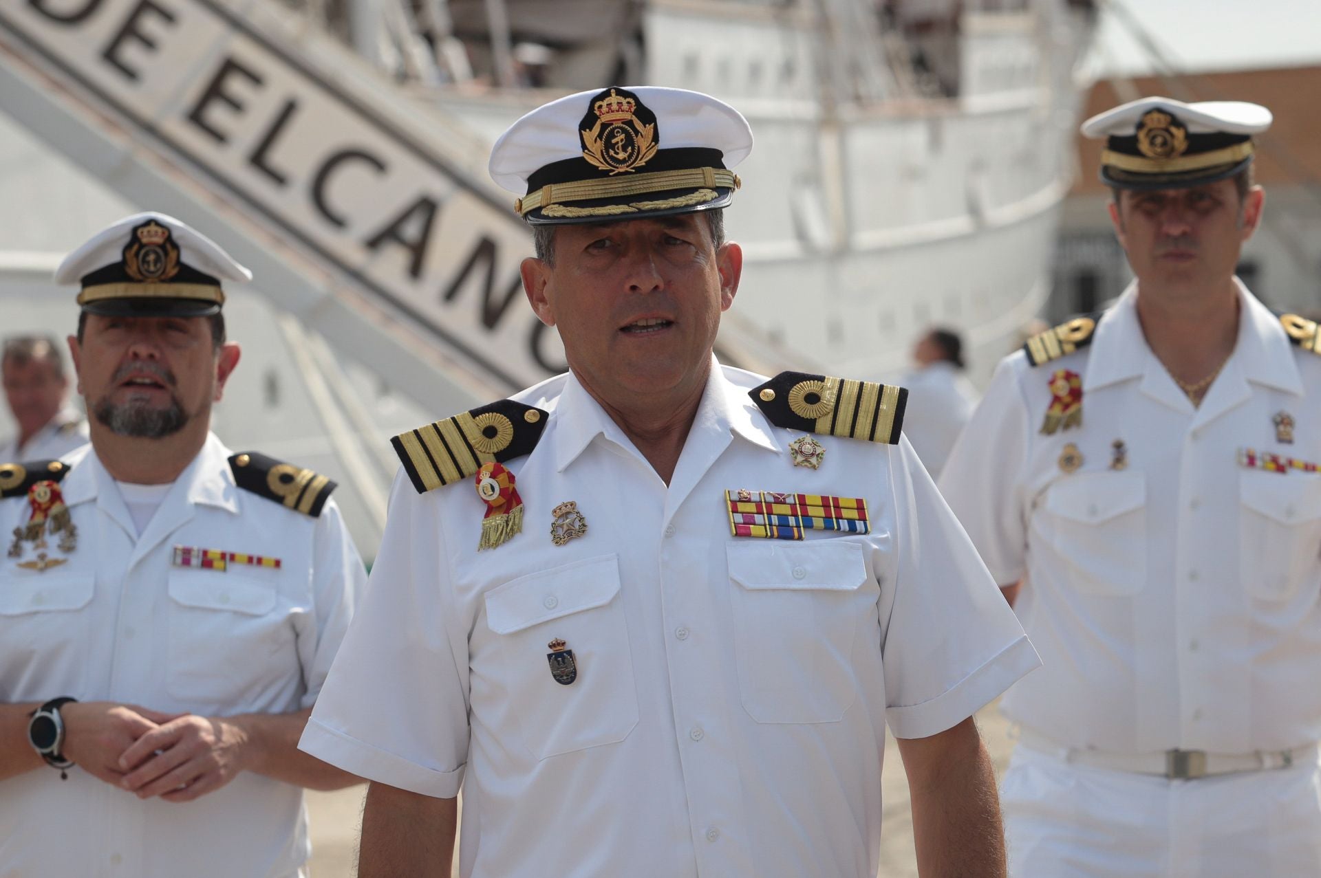 Fotos: La princesa Leonor llega a Marín y finaliza su crucero de instrucción a bordo de Elcano