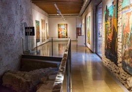 Interior del Espai d'Art Contemporani El Castell de Riba-roja.