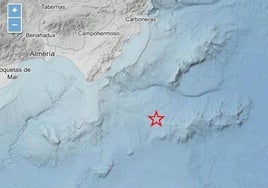 Lugar en el que se ha producido el terremoto.