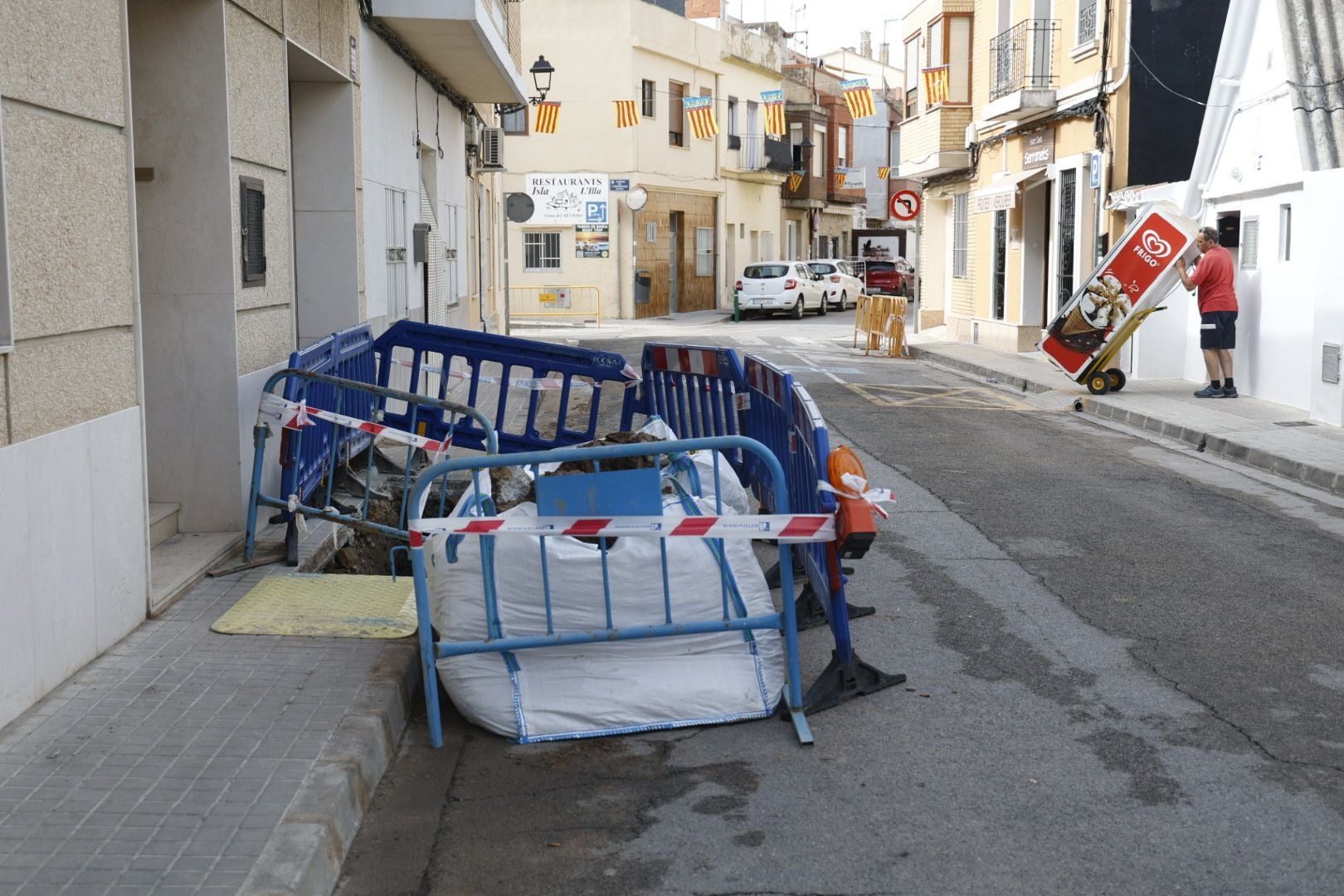 Nuevo reventón de una tubería de agua en El Palmar