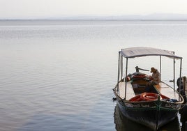 Uno de los embarcaderos de la Albufera.