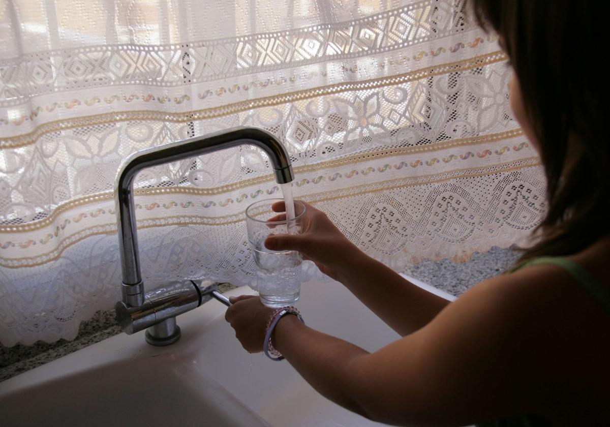 Consumo de agua potable.