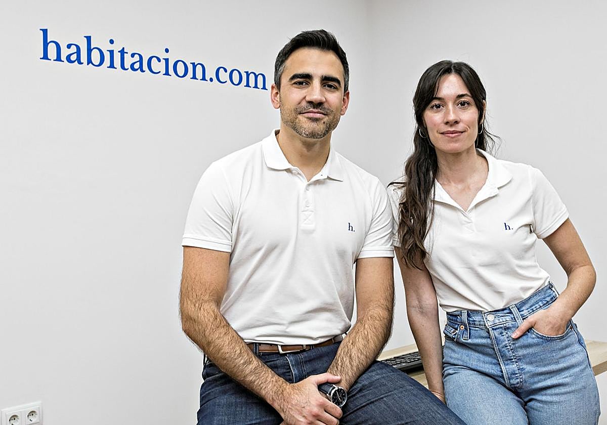 Oriol Valls y Anna Bedmar, unos de los fundadores de habitacion.com