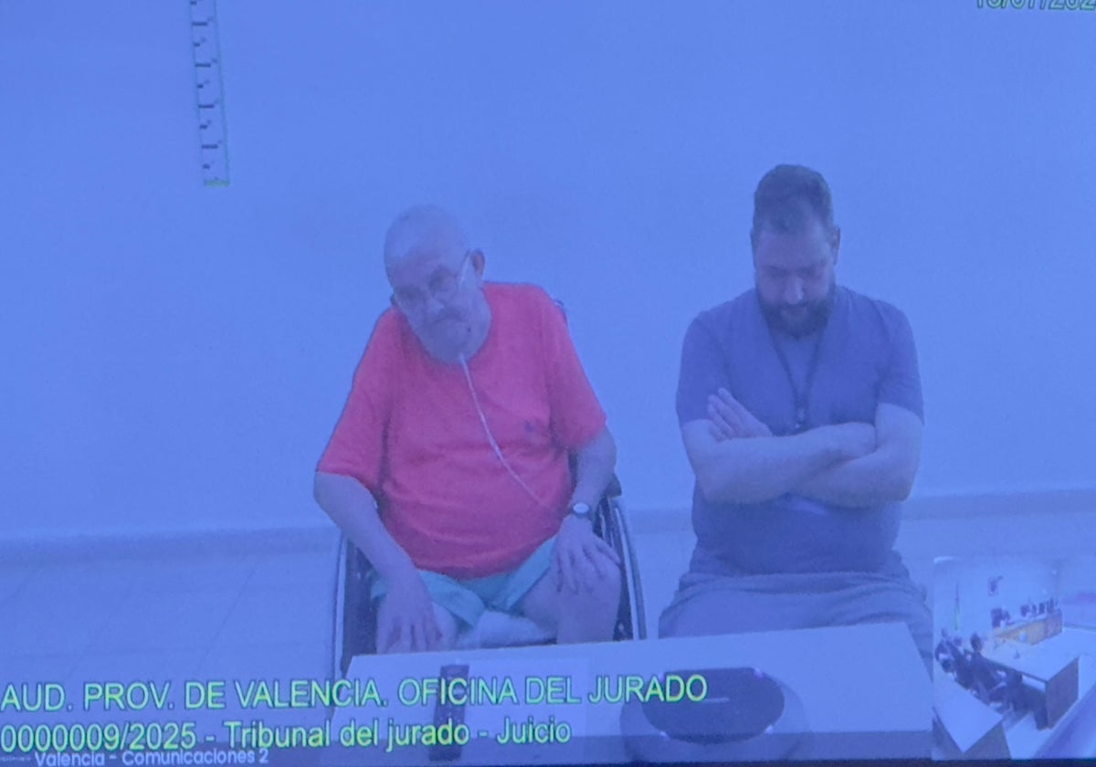 Los dos condenados por el asesinato de un hombre en San Marcelino han declarado por videoconferencia desde prisión.