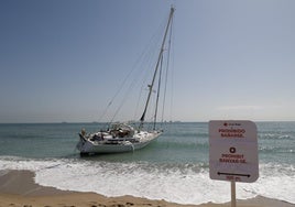 El velero encallado.