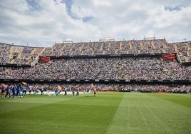 Mestalla en el Valencia-Getafe