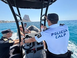 La Policía Local de Calpe estrena embarcación.
