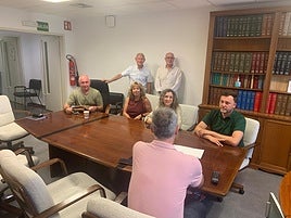 Estado de una playa de Sagunto.