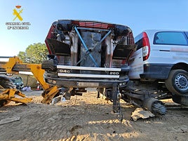 Uno de los vehículos.