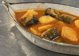 Ración de allipebre.
