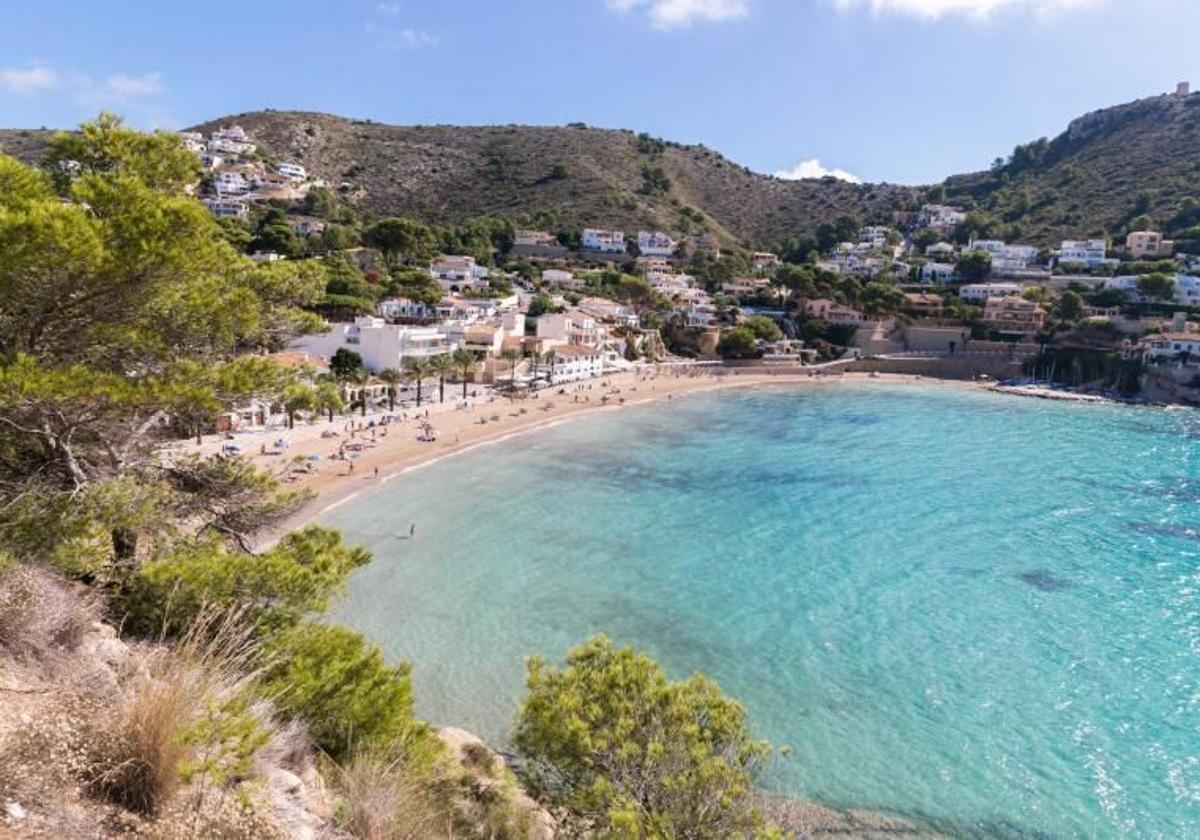 Playa El Portet, Moraira, Marina Alta (Alicante).