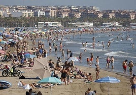 Playa de la Malvarosa.